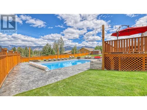 945 Westridge  Way, Invermere, BC - Outdoor With In Ground Pool With Deck Patio Veranda