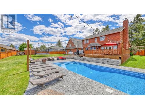 945 Westridge  Way, Invermere, BC - Outdoor With In Ground Pool With Backyard