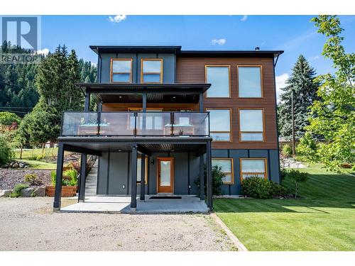 2490 Knob Road, Castlegar, BC - Outdoor With Balcony With Facade