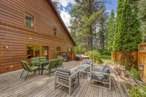 4889 Fairmont Creek Road, Fairmont Hot Springs, BC - Outdoor With Deck Patio Veranda With Exterior