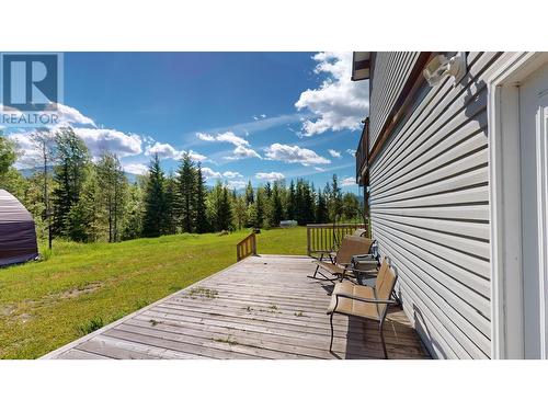 8468 Baher North Road, Sparwood, BC - Outdoor With Deck Patio Veranda With Exterior