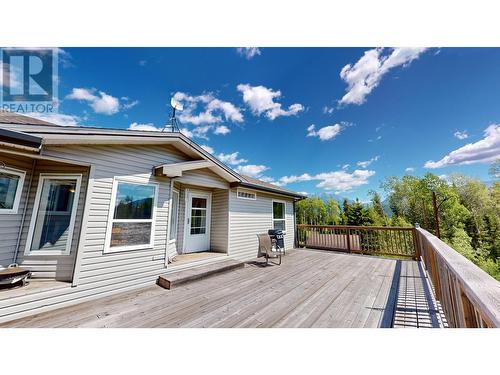 8468 Baher North Road, Sparwood, BC - Outdoor With Deck Patio Veranda With Exterior