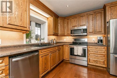 463004 24 Concession, Georgian Bluffs, ON - Indoor Photo Showing Kitchen With Double Sink