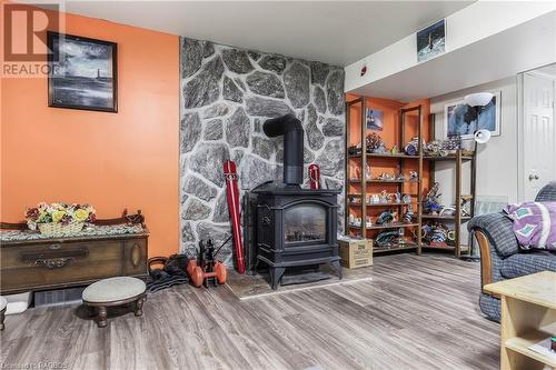 11 Innisfree Drive, Springwater, ON - Indoor With Fireplace