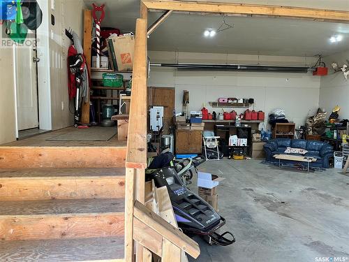 105 4Th Street, Birch Hills, SK - Indoor Photo Showing Garage