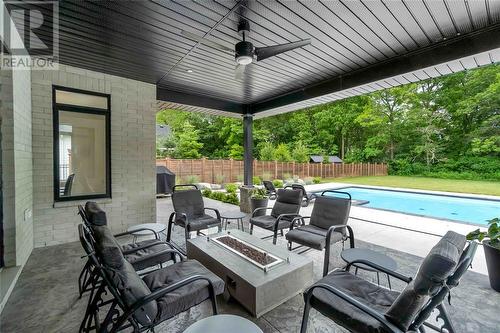 1974 Blackwell Road, Sarnia, ON - Outdoor With In Ground Pool With Deck Patio Veranda