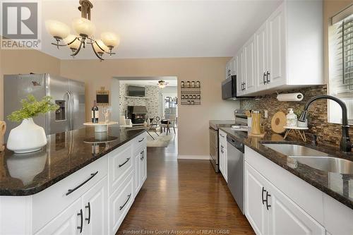 2784 Front Road, Lasalle, ON - Indoor Photo Showing Kitchen With Double Sink With Upgraded Kitchen