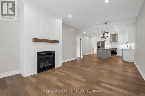 742 Clarence Street, Port Colborne, ON - Indoor Photo Showing Living Room With Fireplace