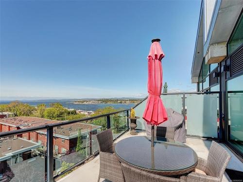 Ph10-21 Erie St, Victoria, BC - Outdoor With Body Of Water With Balcony With View With Exterior