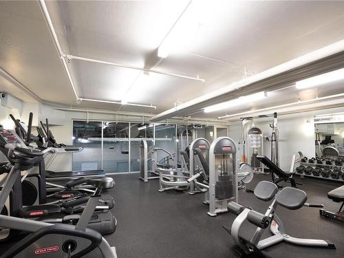 B505-810 Humboldt St, Victoria, BC - Indoor Photo Showing Gym Room