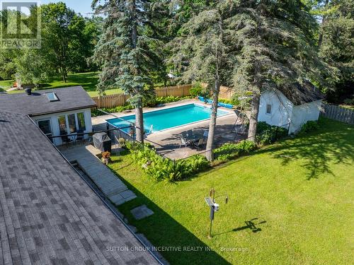 3156 25 Sideroad, Innisfil, ON - Outdoor With In Ground Pool