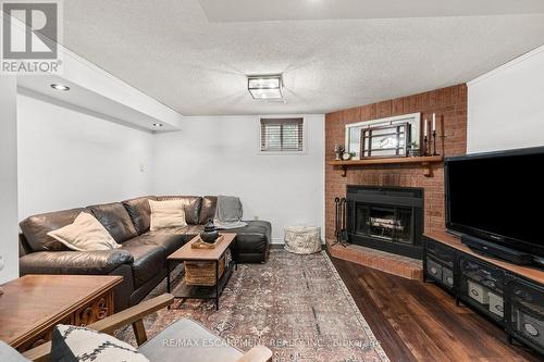 2433 Whittaker Drive, Burlington, ON - Indoor Photo Showing Living Room With Fireplace