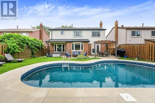 14 Jill Crescent, Brampton, ON - Outdoor With In Ground Pool With Deck Patio Veranda With Backyard