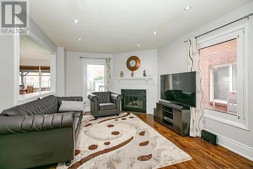 59 Parkside Drive E, Brampton, ON - Indoor Photo Showing Living Room With Fireplace