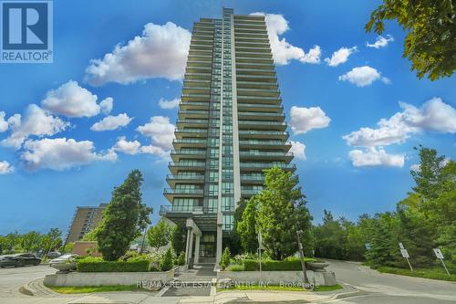 608 - 100 John Street, Brampton, ON - Outdoor With Balcony With Facade