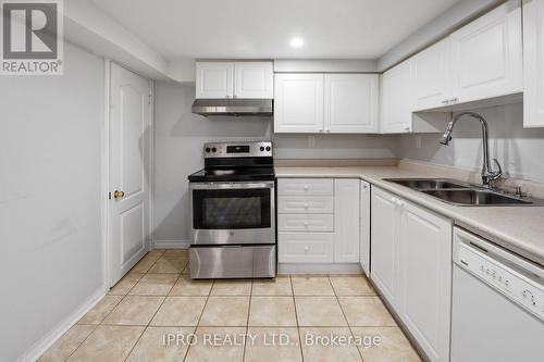 Lower - 3 Brambank Acres, Brampton, ON - Indoor Photo Showing Kitchen With Double Sink