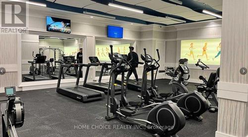 1010 - 9075 Jane Street, Vaughan (Concord), ON - Indoor Photo Showing Gym Room