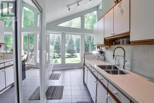 40 Simcoe Road N, Ramara (Brechin), ON - Indoor Photo Showing Kitchen With Double Sink