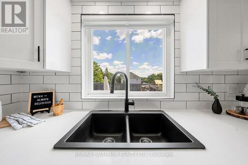72 Hooper Square, Clarington, ON - Indoor Photo Showing Kitchen With Double Sink