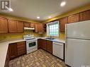 204 Glasgow Avenue, Saltcoats, SK  - Indoor Photo Showing Kitchen With Double Sink 