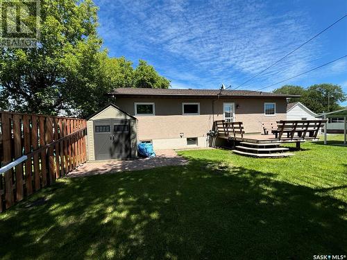 204 Glasgow Avenue, Saltcoats, SK - Outdoor With Deck Patio Veranda