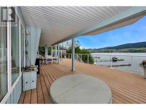 7870 Tronson Road, Vernon, BC - Outdoor With Body Of Water With Deck Patio Veranda With Exterior