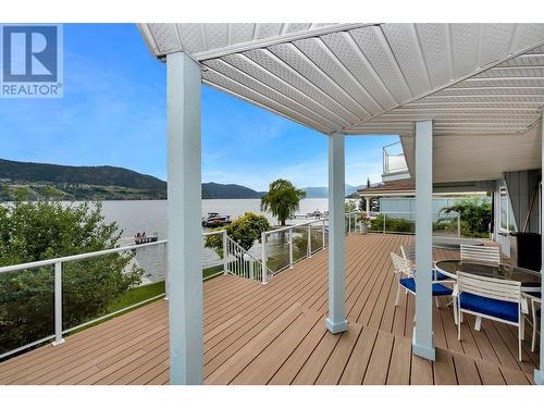 7870 Tronson Road, Vernon, BC - Outdoor With Body Of Water With Deck Patio Veranda With Exterior