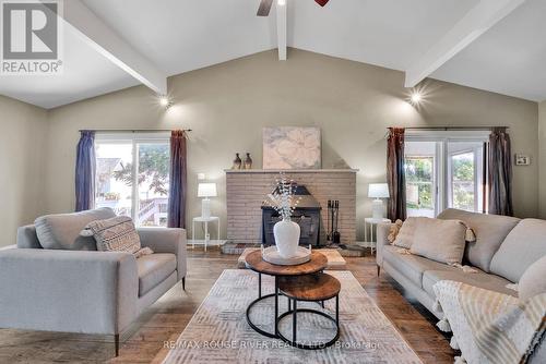 87 Sanford Street, Brighton, ON - Indoor Photo Showing Living Room With Fireplace