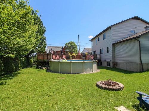 ExtÃ©rieur - 2685 Rue Des Mélèzes, Sherbrooke (Fleurimont), QC - Outdoor With Above Ground Pool With Backyard