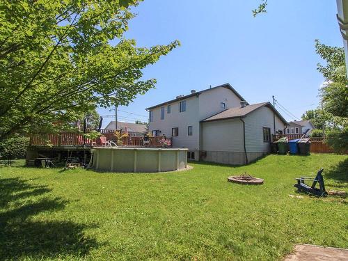 ExtÃ©rieur - 2685 Rue Des Mélèzes, Sherbrooke (Fleurimont), QC - Outdoor With Above Ground Pool With Backyard With Exterior