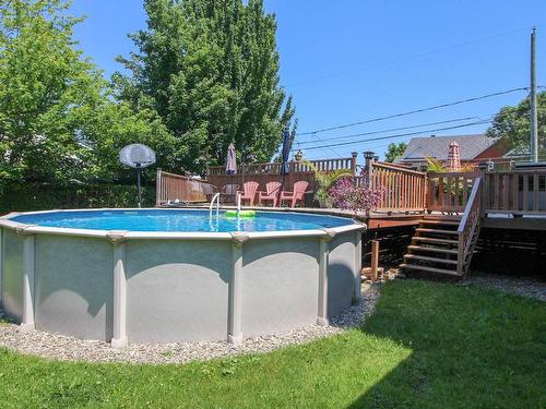 Piscine - 2685 Rue Des Mélèzes, Sherbrooke (Fleurimont), QC - Outdoor With Above Ground Pool With Backyard
