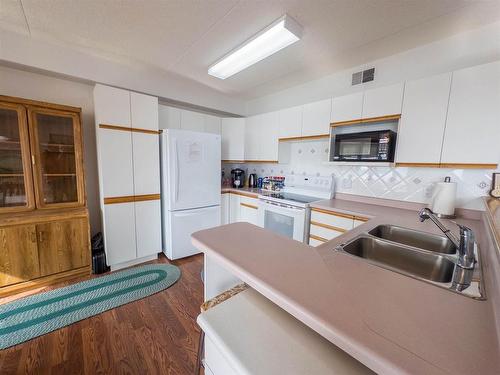 1300 - 203 Huron Street, Keewatin, ON - Indoor Photo Showing Kitchen With Double Sink