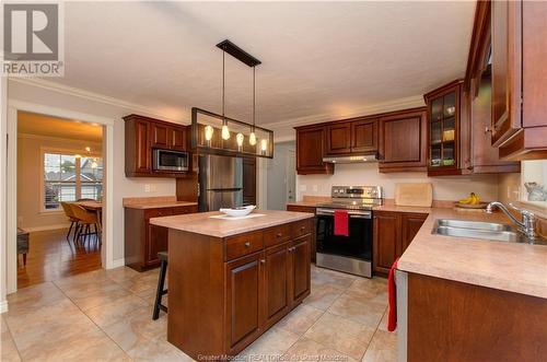 556 Evergreen Dr, Moncton, NB - Indoor Photo Showing Kitchen With Double Sink