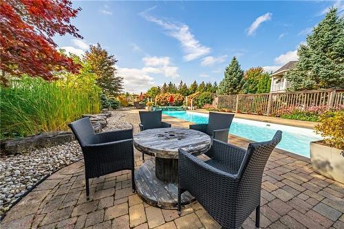 70 Oak Avenue, Dundas, ON - Outdoor With In Ground Pool With Deck Patio Veranda With Backyard