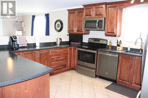 545B Mckays Loop, Mckays, NL - Indoor Photo Showing Kitchen With Stainless Steel Kitchen With Double Sink