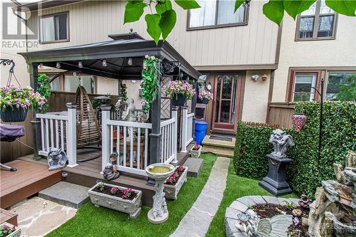 Comes with Gazeebo, storage shed and more! - 16 Larkshire Lane Unit#B, Ottawa, ON - Outdoor