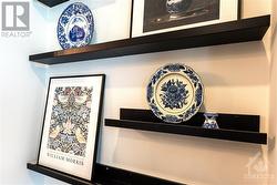 Art piece display shelves - 