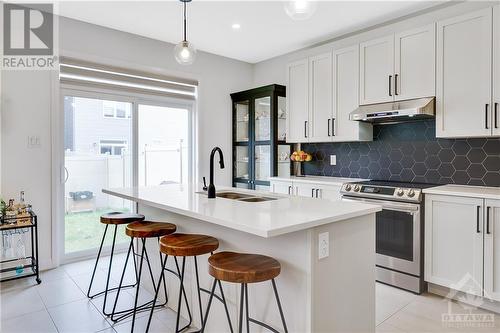 772 Cappamore Drive, Ottawa, ON - Indoor Photo Showing Kitchen With Double Sink With Upgraded Kitchen