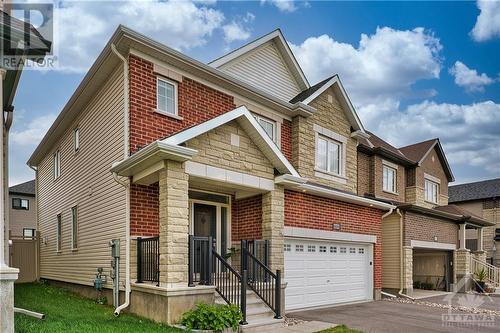 Stone and brick in front exterior wall - 772 Cappamore Drive, Ottawa, ON - Outdoor