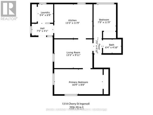 131A: 2 bedroom - 131-133 Cherry Street, Ingersoll, ON - Other