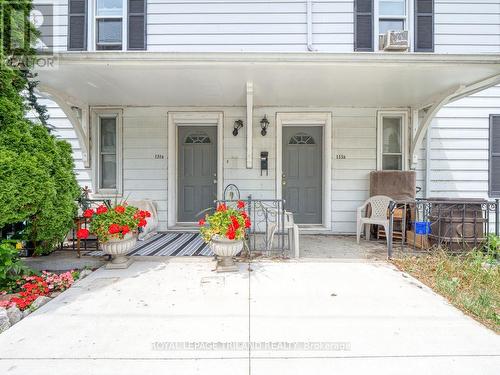 Upper 131B & 133B:dedicated entrances & porches - 131-133 Cherry Street, Ingersoll, ON - Outdoor