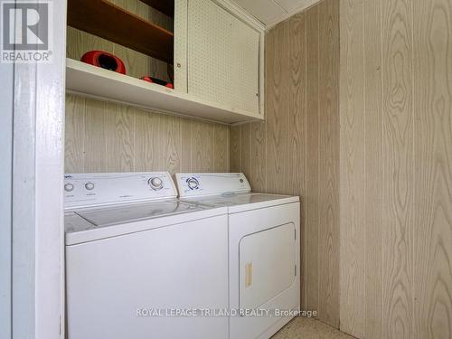 133A: Laundry/mudroom with access to deck. - 131-133 Cherry Street, Ingersoll, ON - Indoor Photo Showing Laundry Room