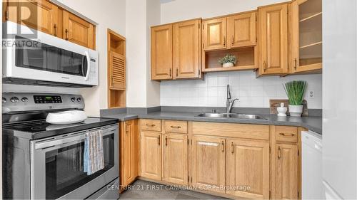 118 Vauxhall Street, London, ON - Indoor Photo Showing Kitchen With Double Sink