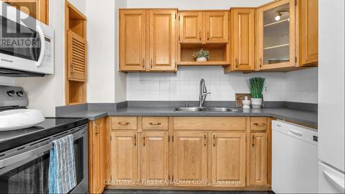 118 Vauxhall Street, London, ON - Indoor Photo Showing Kitchen With Double Sink