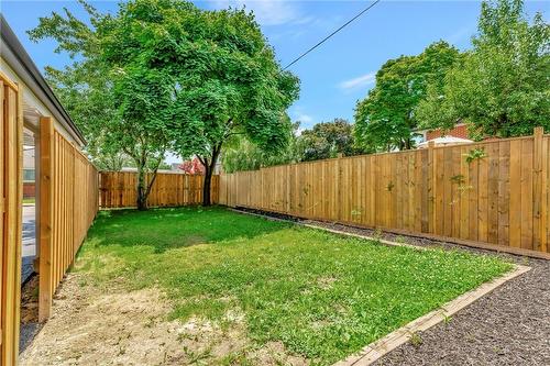Fenced in Yard - 77 Inchlee Drive, Hamilton, ON - Outdoor With Backyard