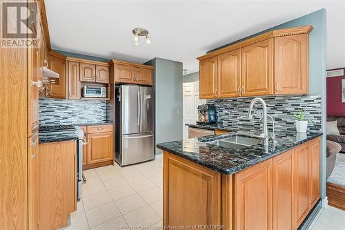 155 Pierella, Lakeshore, ON - Indoor Photo Showing Kitchen With Double Sink