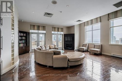 1107 - 25 The Esplanade Avenue, Toronto, ON - Indoor Photo Showing Living Room With Fireplace