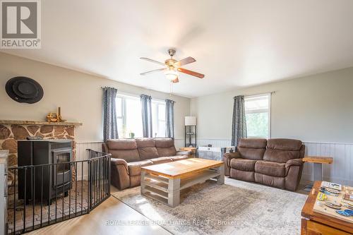 4479 Old Highway 2, Belleville, ON - Indoor Photo Showing Living Room With Fireplace