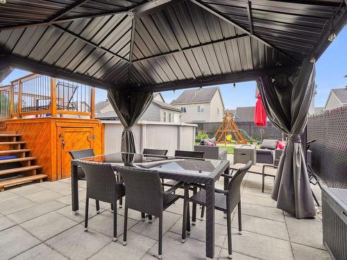 Terrasse - 273 Crois. Castelnaud, Mascouche, QC - Outdoor With Deck Patio Veranda With Exterior