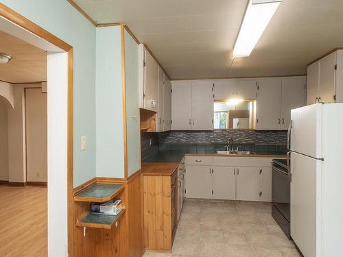 744 Franklin St S, Thunder Bay, ON - Indoor Photo Showing Kitchen With Double Sink